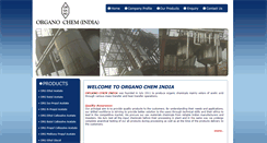 Desktop Screenshot of organochemindia.com